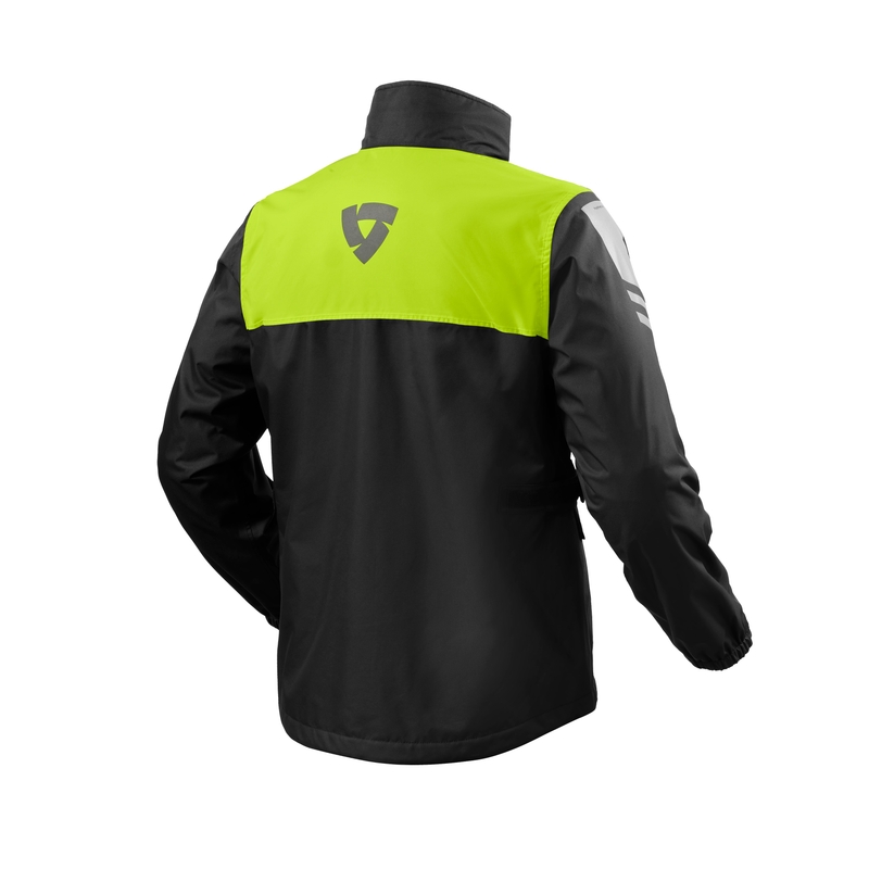 Kurtka przeciwdeszczowa motocyklowa Revit Nitric 4 H2O black-fluo yellow