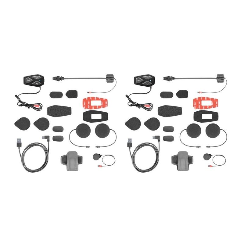 Zestaw słuchawkowy Bluetooth Interphone U-COM3 Twin Pack