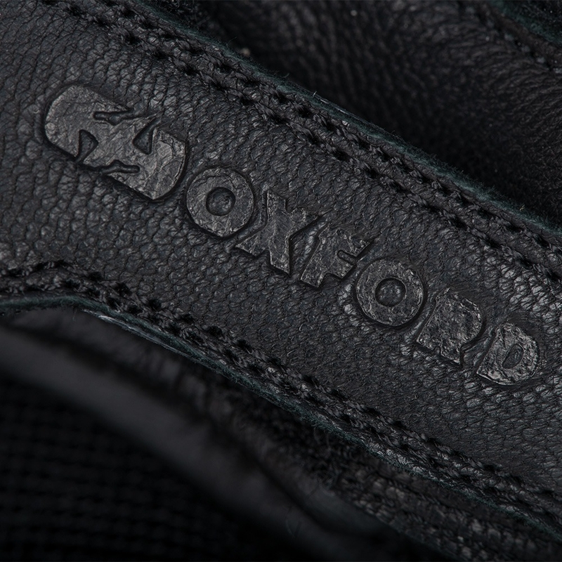 Damskie czarno-białe rękawice motocyklowe Oxford RP-6S