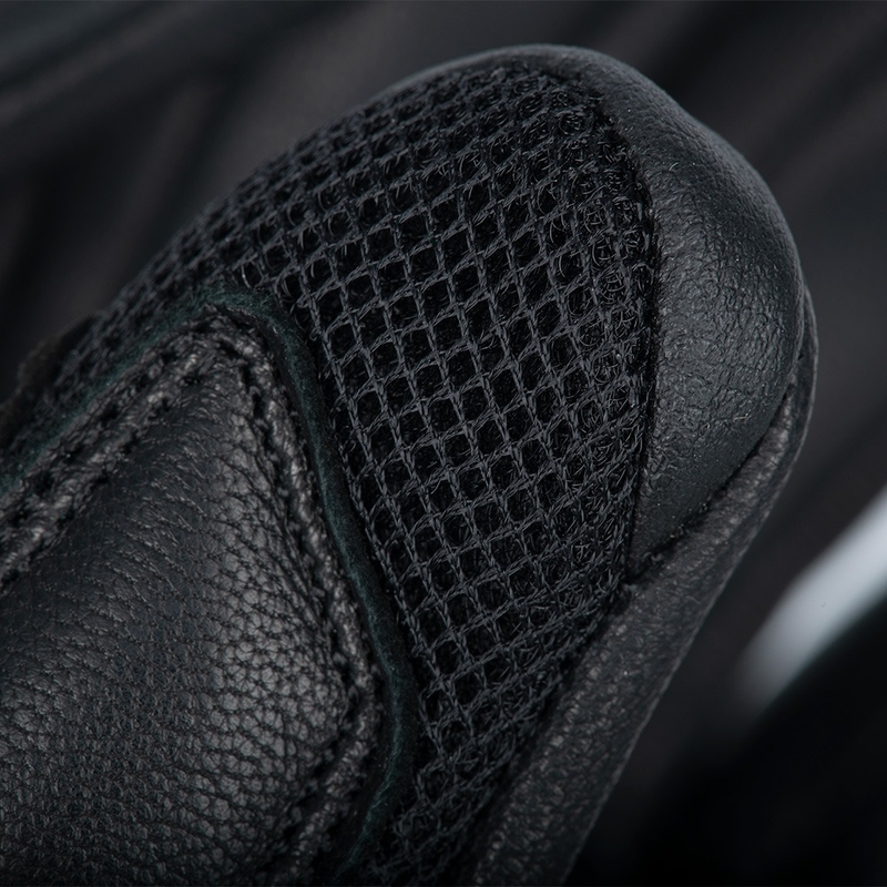 Damskie czarno-białe rękawice motocyklowe Oxford RP-6S