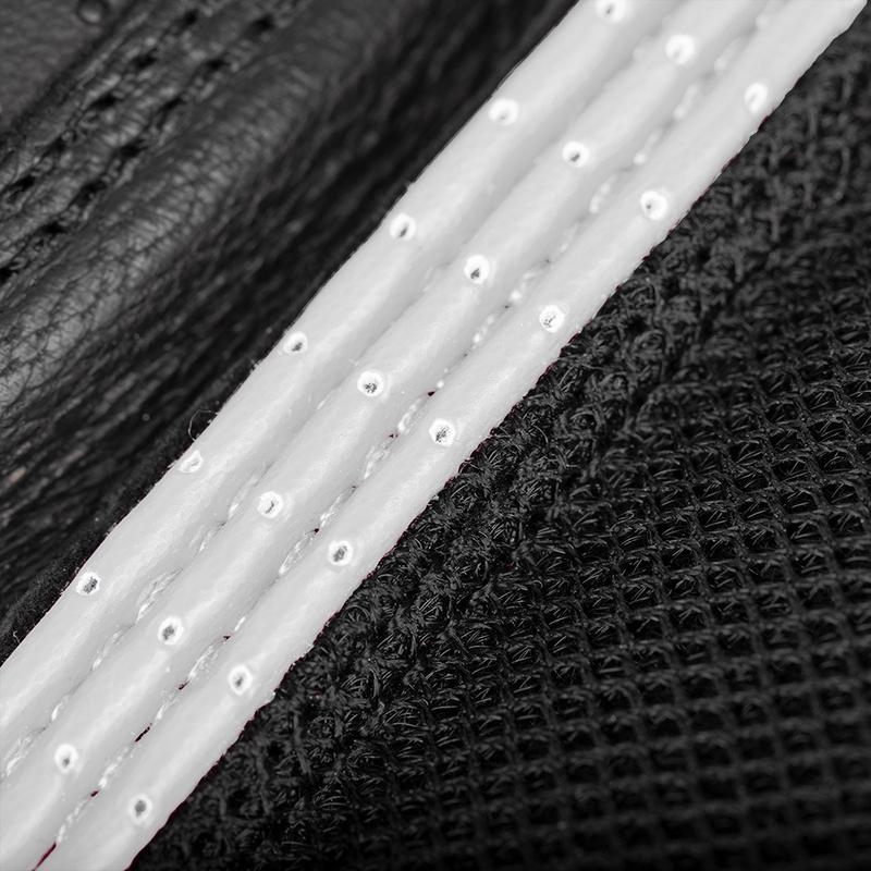 Damskie czarno-białe rękawice motocyklowe Oxford RP-6S