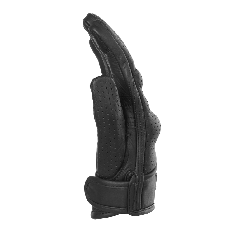 Damskie rękawice motocyklowe Street Racer Striker 2 Black Perforated
