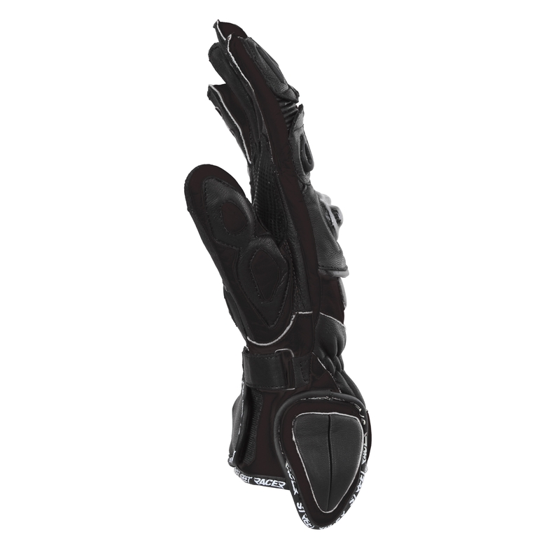 Rękawice motocyklowe Street Racer Virus 2 czarne