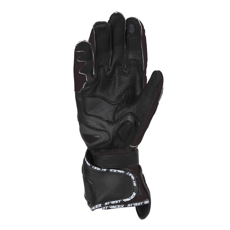 Rękawice motocyklowe Street Racer Virus 2 czarne