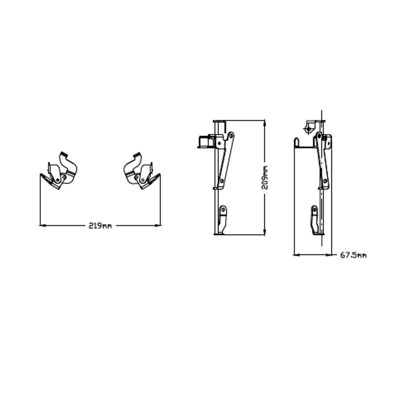 Manual regulation system PUIG black