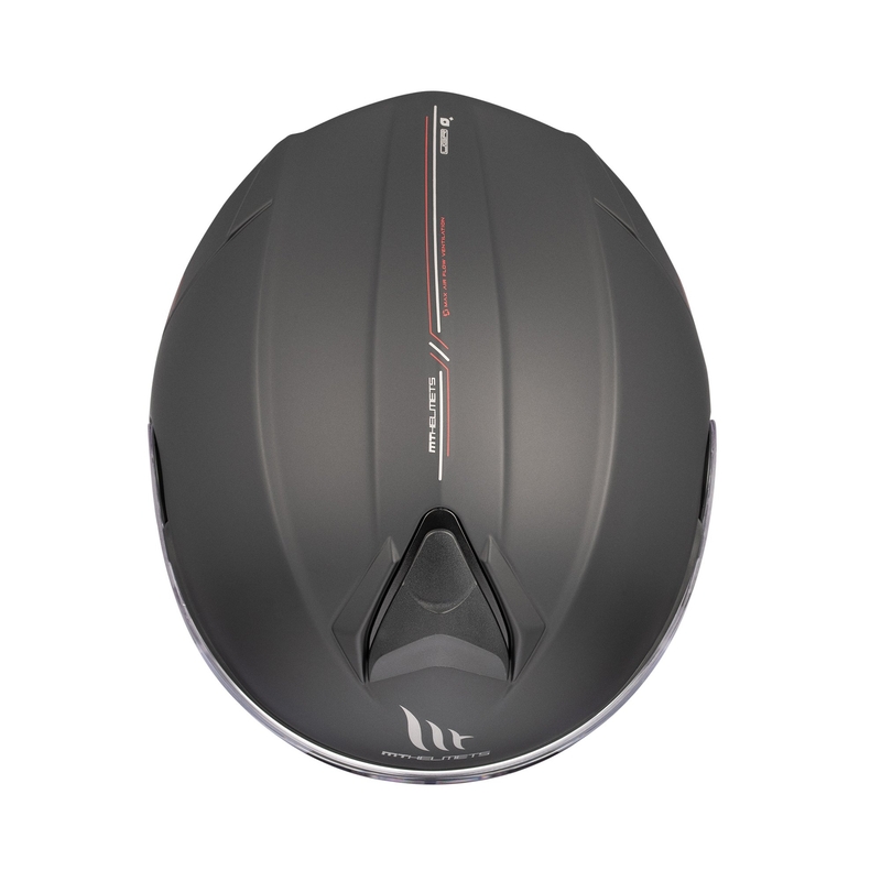 Kask motocyklowy MT Genesis SV Solid A1 czarny matowy flip-up
