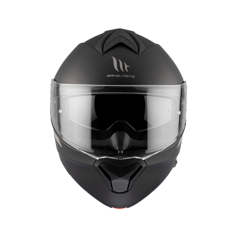 Kask motocyklowy MT Genesis SV Solid A1 czarny matowy flip-up
