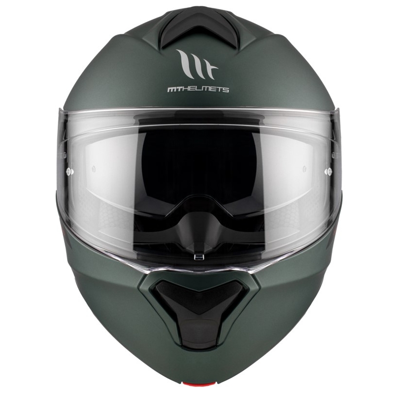 Kask motocyklowy składany MT Genesis SV Solid A6 zielony matowy