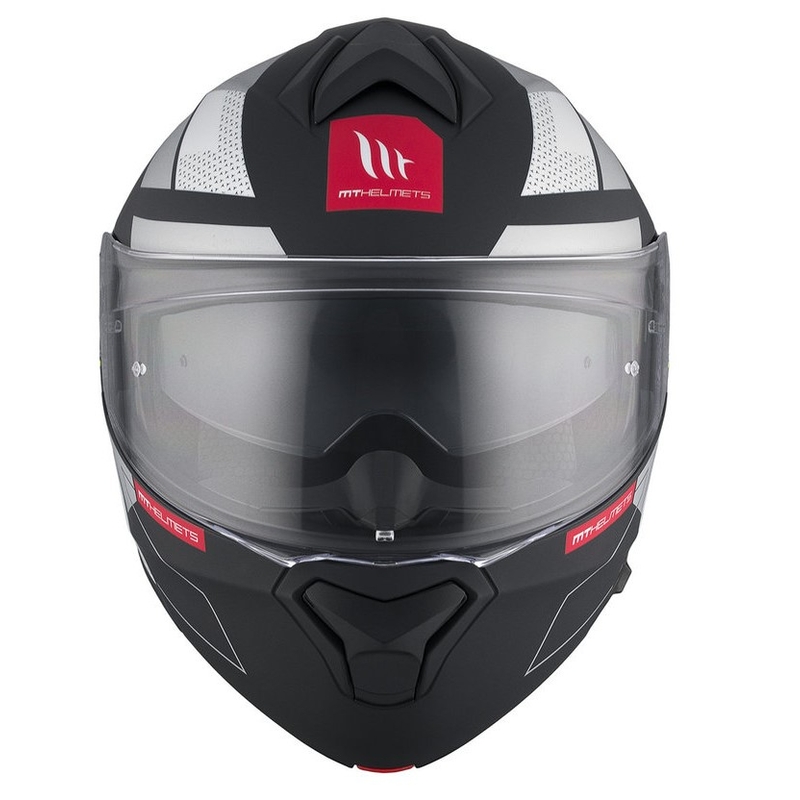 Kask motocyklowy MT Genesis SV Talo B2 czarno-szaro-żółty matowy flip-up wyprzedaż