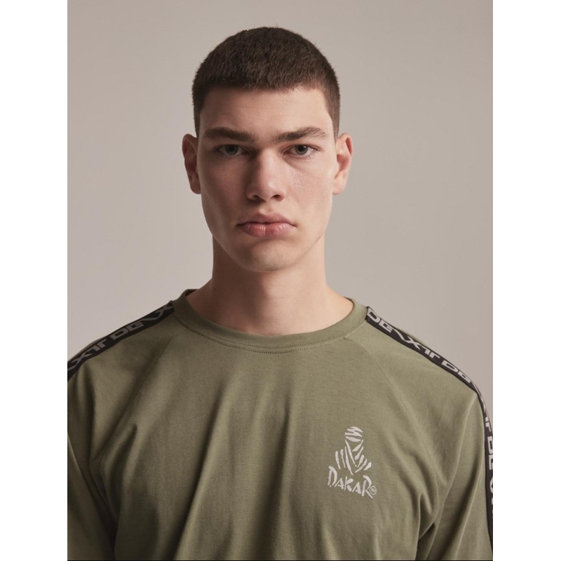 Koszulka z długim rękawem DAKAR DKR LG STRAP khaki