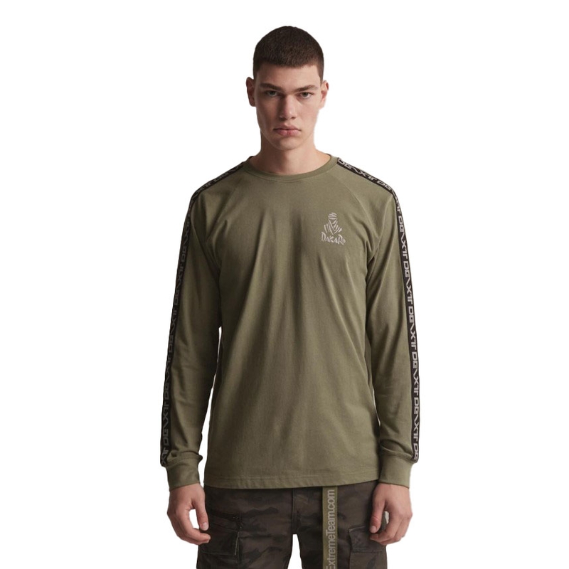 Koszulka z długim rękawem DAKAR DKR LG STRAP khaki