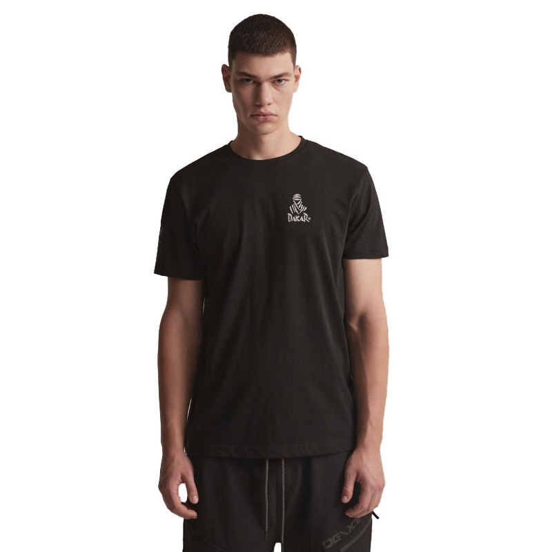 T-shirt DAKAR DKR Logo 423 czarny wyprzedaż