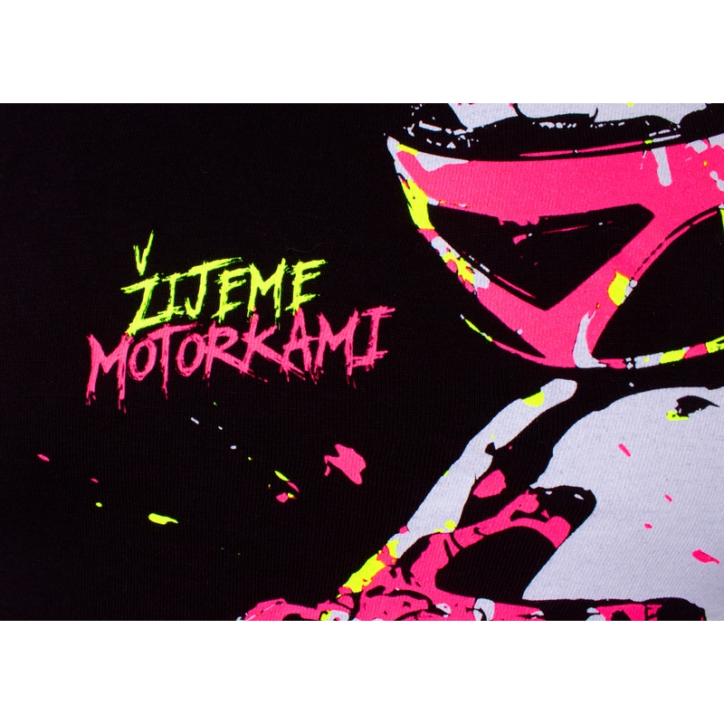 Dziecięca koszulka dziewczęca MotoZem - Żyjemy motocyklami