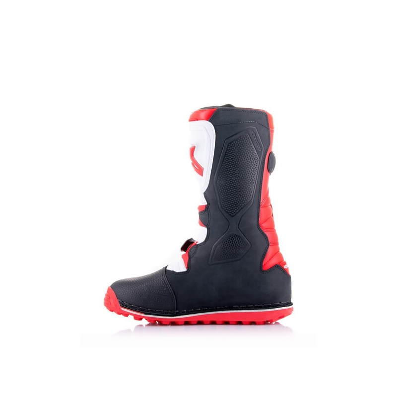 Biało-czerwono-czarne buty motocyklowe Alpinestars Tech Trial