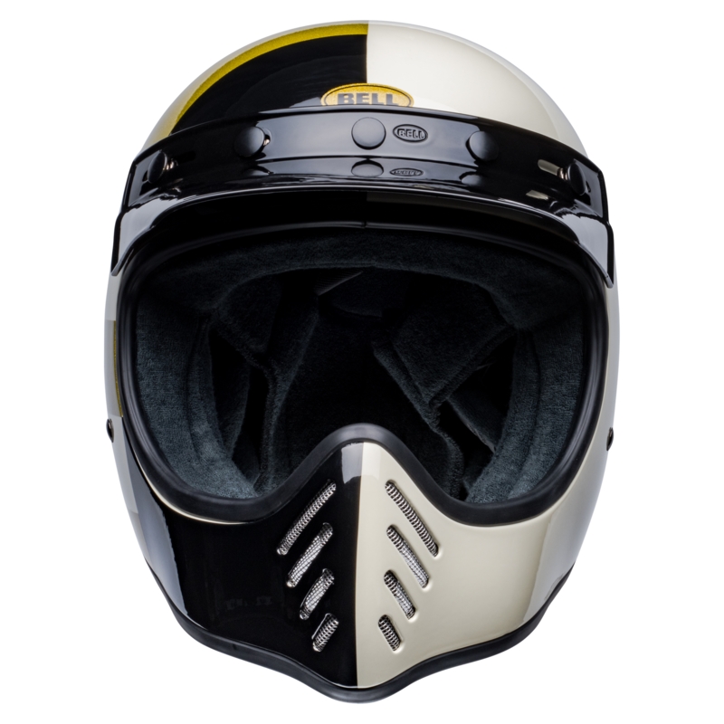 Kask motocyklowy Bell Moto-3 Atwyld Orbit biało-czarny
