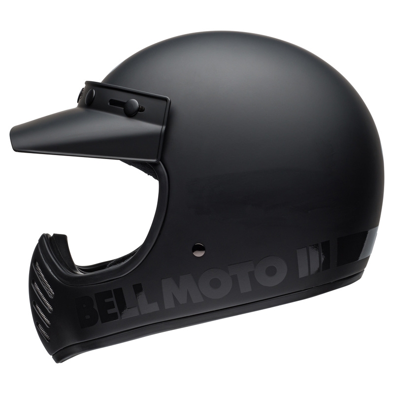 Kask motocyklowy Bell Moto-3 Classic czarny matowy