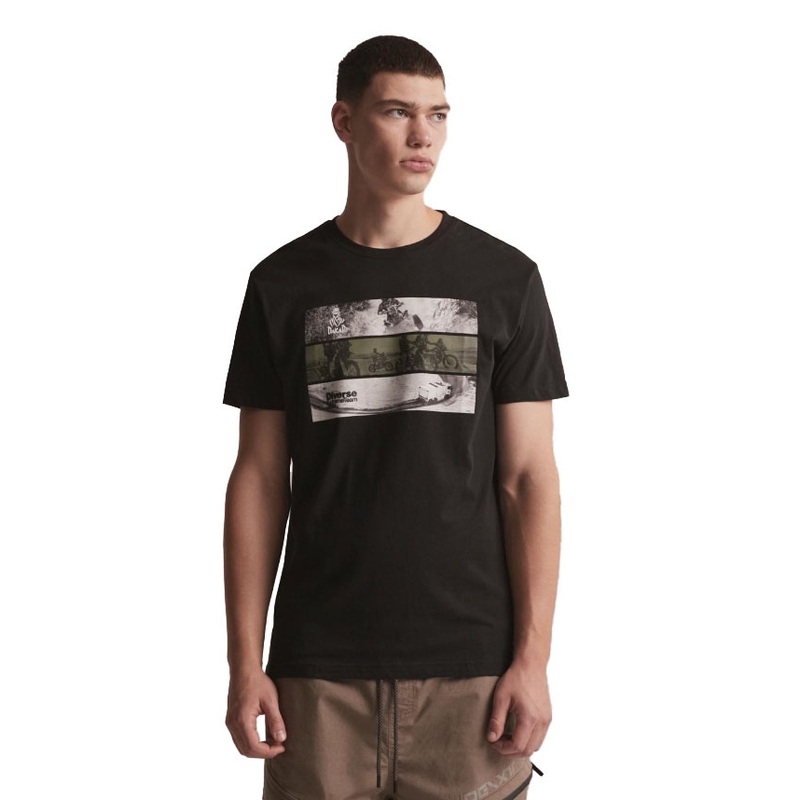 T-shirt DAKAR DKR Photo czarny