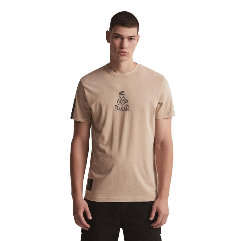 T-shirt DAKAR DKR Wash 02 beżowy