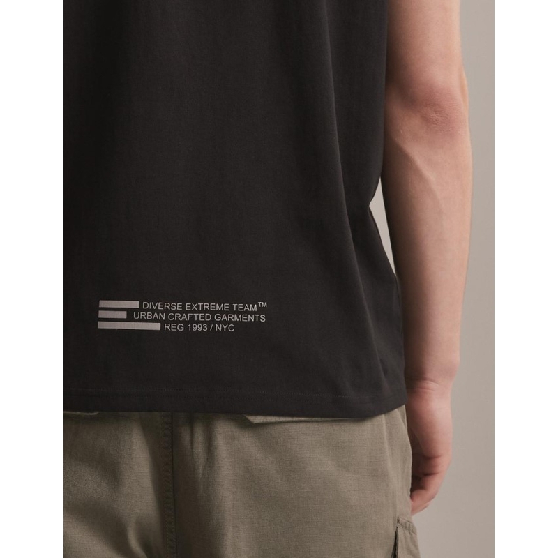 T-shirt DAKAR DKR Patch czarny