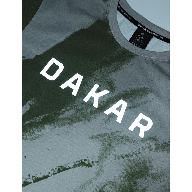 T-shirt DAKAR DKR Over szary wyprzedaż