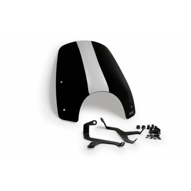 Windshield New Generation Sport PUIG black for HONDA CMX 1100 Rebel 2021-2024