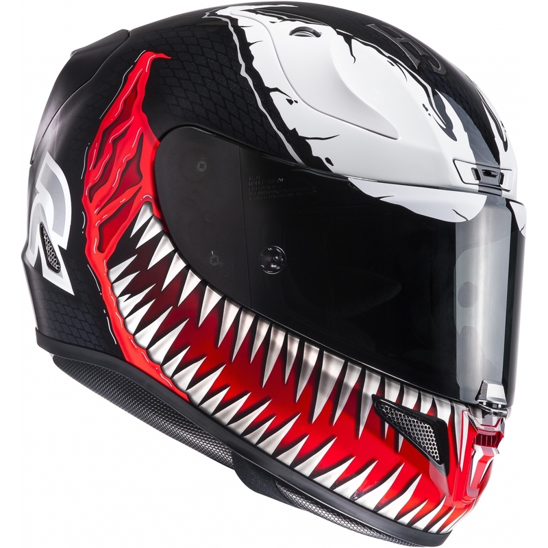 Integralny kask motocyklowy HJC RPHA 11 Venom Marvel MC1 wyprzedaż