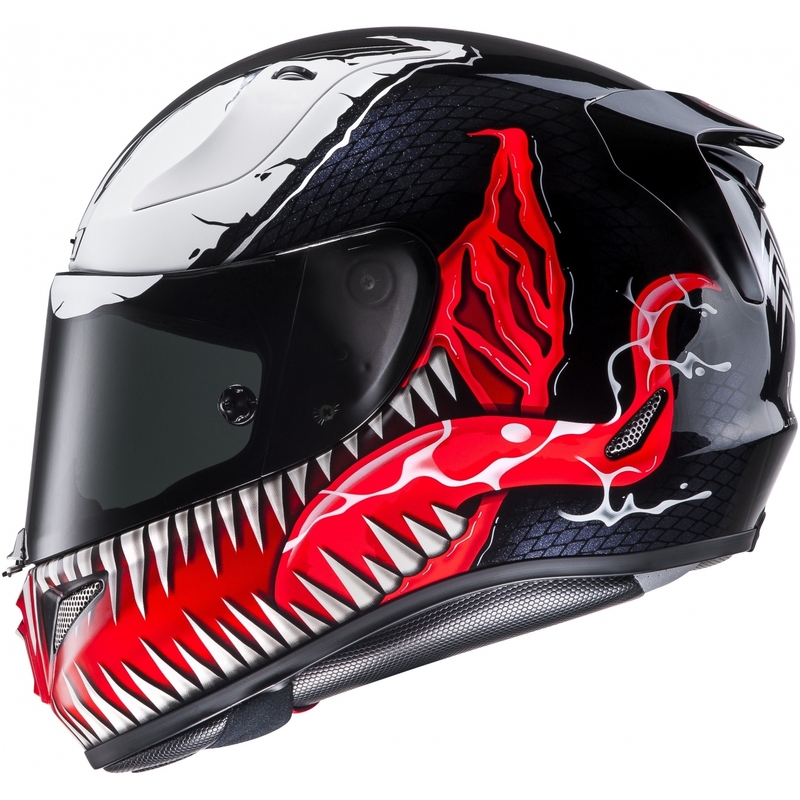 Integralny kask motocyklowy HJC RPHA 11 Venom Marvel MC1 wyprzedaż