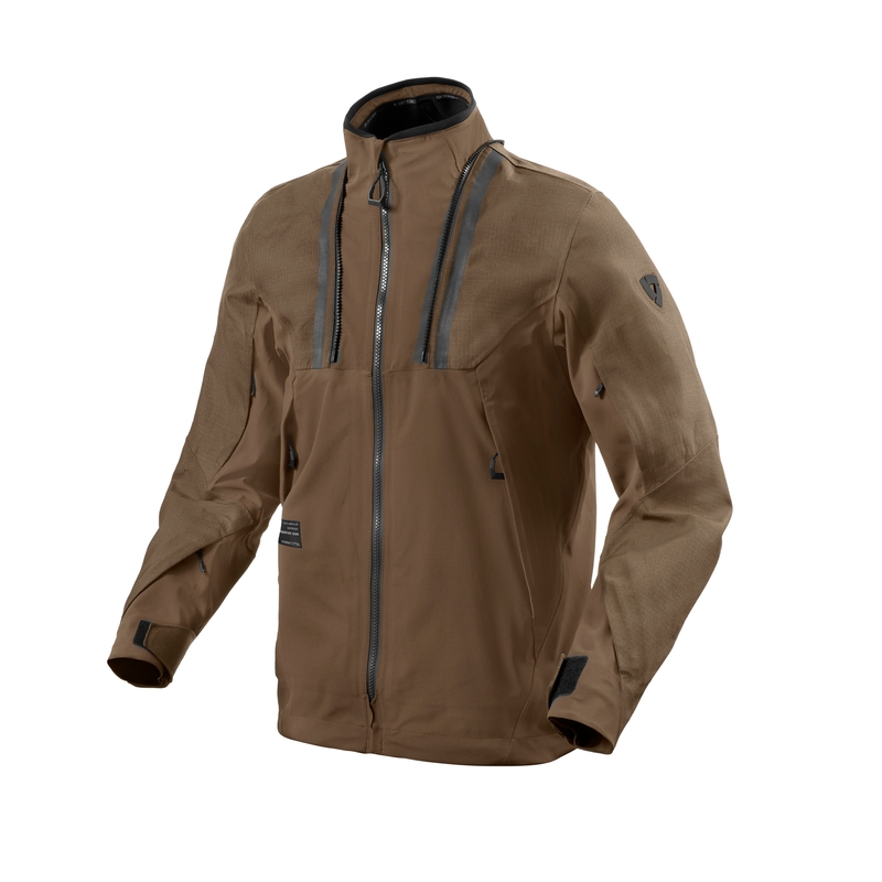 Kurtka motocyklowa Revit Component 2 H2O brązowa