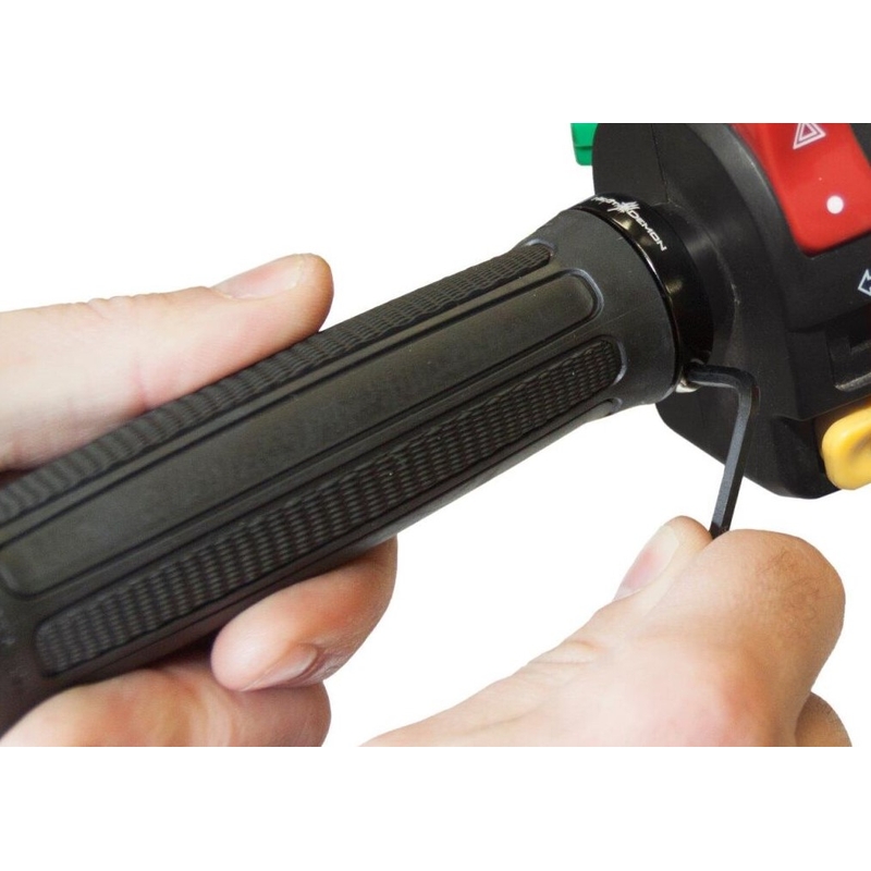Vyhřívané gripy SYMTEC ATV Clamp On High/Low RR černé