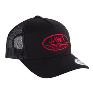 Kšiltovka JAWA černá síťovaná