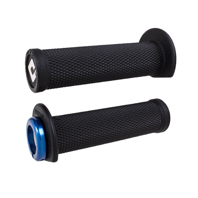 Chwyty ODI RUFFIAN ATV LOCK-ON V2.1 125 mm czarno-niebieskie