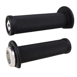 Chwyty ODI RUFFIAN ATV LOCK-ON V2.1 125 mm czarno-srebrne