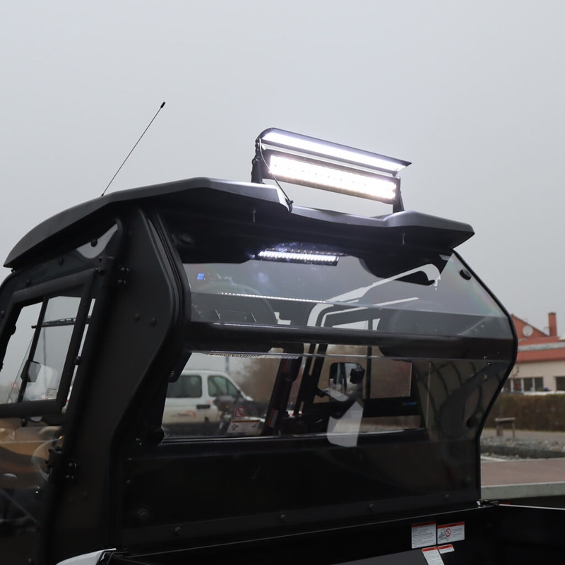 LED světelná rampa s krytem SHARK LED LIGHT BAR 21,5", 6D WITH LED COVER, 120W