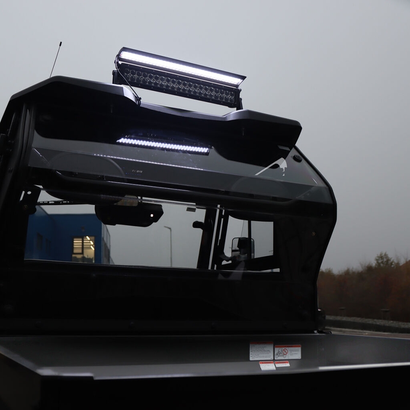 LED světelná rampa s krytem SHARK LED LIGHT BAR 21,5", 6D WITH LED COVER, 120W