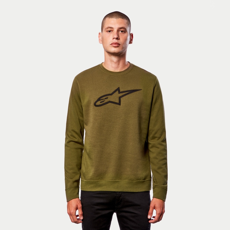 Alpinestars Ageless Crew Fleece zielono-czarny