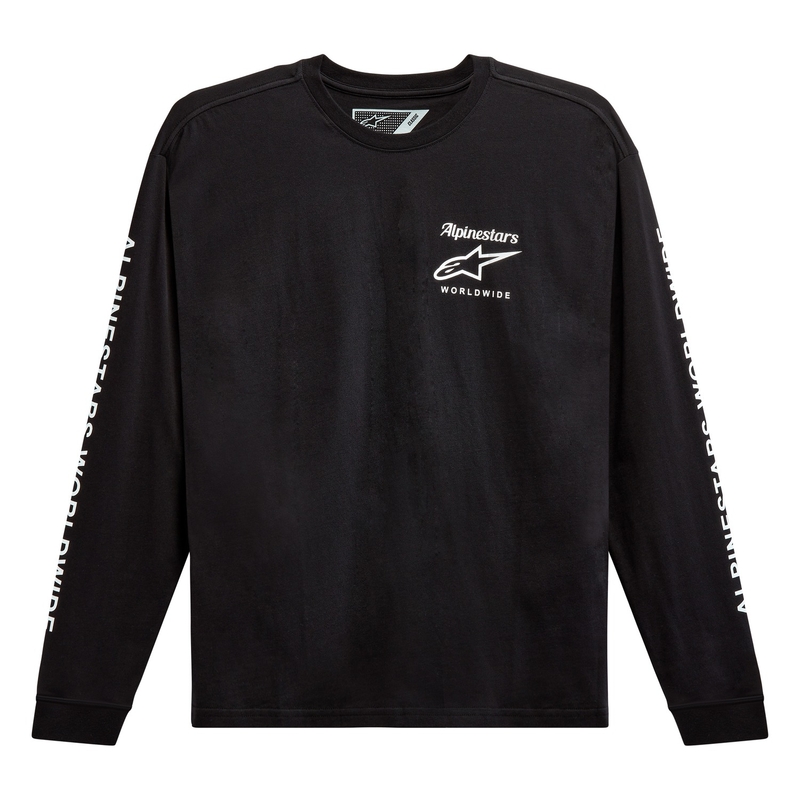 Koszulka Alpinestars Authenticated Tee czarno-biała