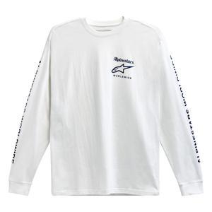 Koszulka Alpinestars Authenticated Tee biało-czarna