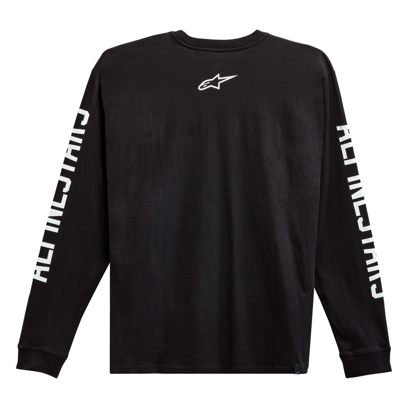 Koszulka Alpinestars Face Off Tee czarno-biała