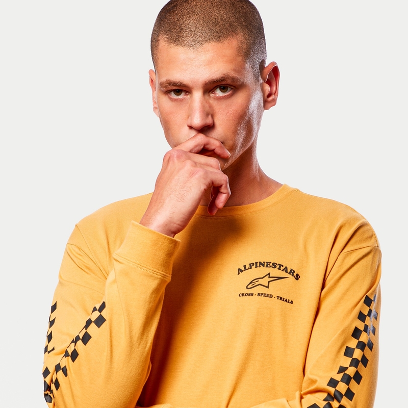 Koszulka Alpinestars Sunday Tee żółto-czarna