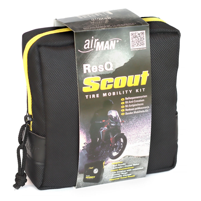 Zestaw do naprawy opon AirMan ResQ Scout z kompresorem + wkład 100 ml