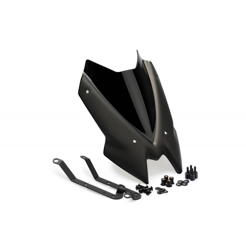 Windshield PUIG NEW GEN. SPORT black for KAWASAKI Z 650 2020-2024