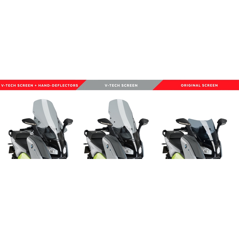 Windshield PUIG V-TECH LINE TOURING smoke