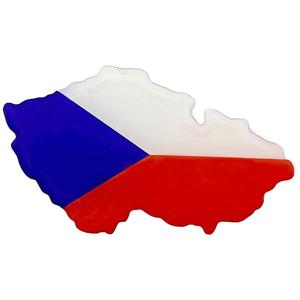 3D nálepka mapa ČR