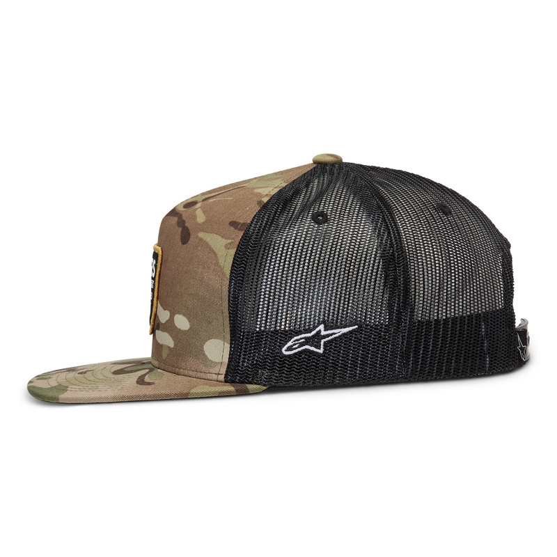 Czapka Covert Trucker zielono-czarna