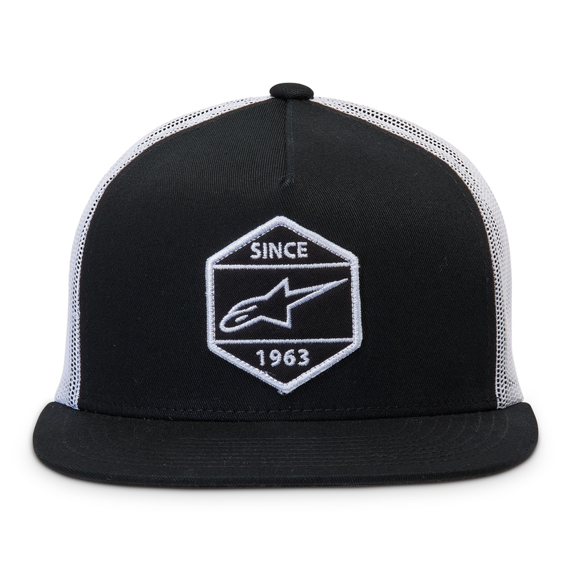 Alpinestars Bolt Trucker cap czarno-biała