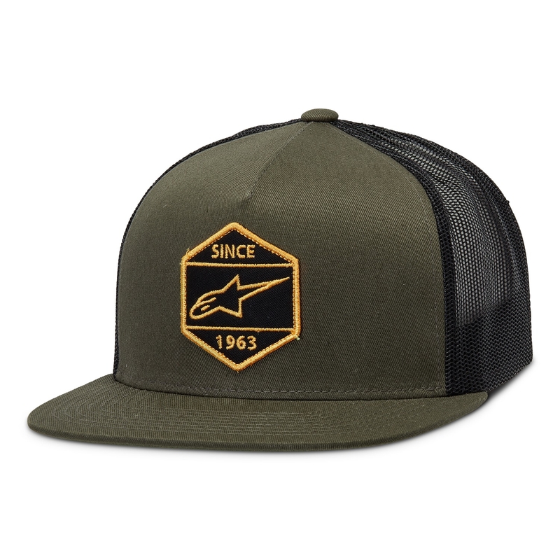 Alpinestars Bolt Trucker cap zielono-czarna