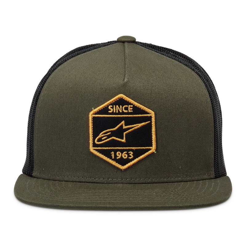 Alpinestars Bolt Trucker cap zielono-czarna