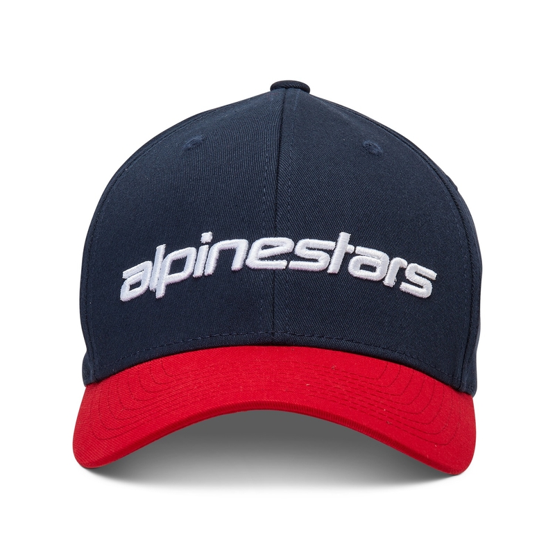 Czapka Alpinestars Linear czerwono-niebiesko-biała