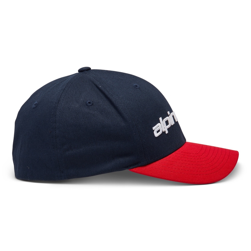 Czapka Alpinestars Linear czerwono-niebiesko-biała