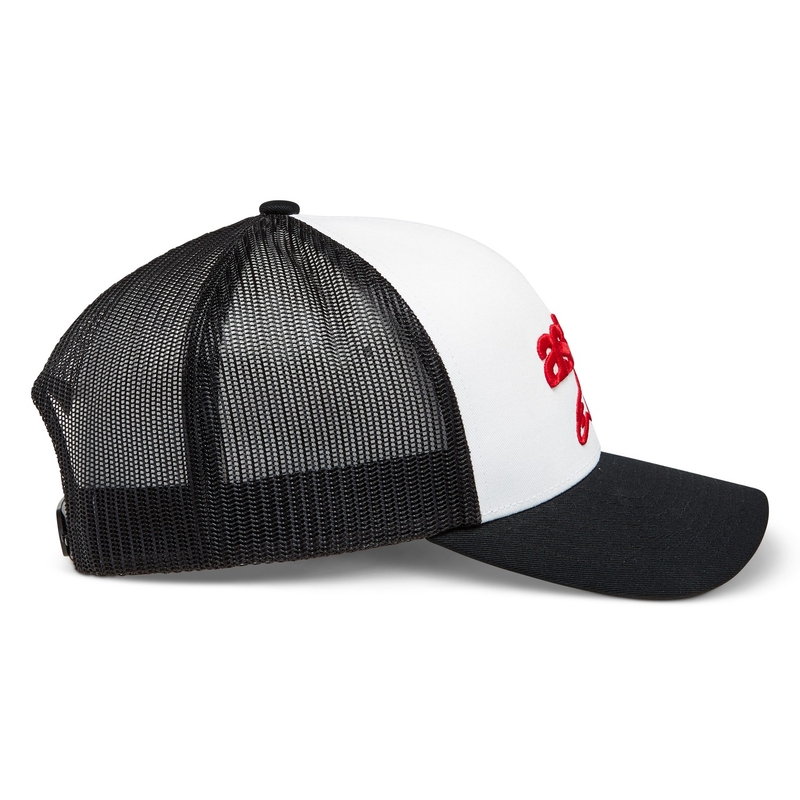 Czapka Alpinestars Pedigree biało-czarno-czerwona